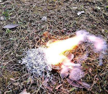 Emergency Magnesium Fire Starter 10 Bags Wax Rope Tent Paracord Bracelet for Camping Hiking Bushcraft Outdoor Survival Fishing Hunting