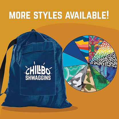 Chillbo Shwaggins Inflatable Couch – Cool Inflatable Chair Easy Setup is Perfect for Hiking Gear, Beach Chair and Music Festivals. (Royal Blue)