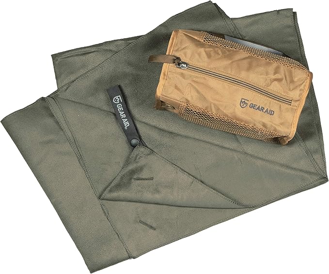 Gear AID Quick Dry Microfiber Towel for The Gym, Travel and Camping