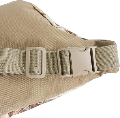 AUSCAMOTEK Hunting Camouflage Fanny Pack for Men Camouflage Waist Bag for Hunters -Dry Grass Camo