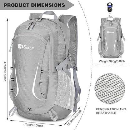ZOMAKE Lightweight Packable Backpack 35L, Foldable Backpacks Water Resistant Collapsible Light Daypack for Hiking