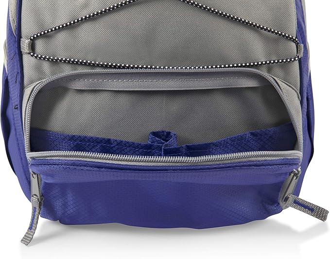 ONIVA - a Picnic Time brand PTX Backpack Cooler, Soft Cooler Backpack, Insulated Lunch Bag, (Navy Blue with Gray Accents)