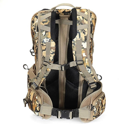 AUSCAMOTEK Camo Hunting Backpack Camouflage Bag Waterproof Day Pack for Fishing Hiking Camping Digital Desert Large