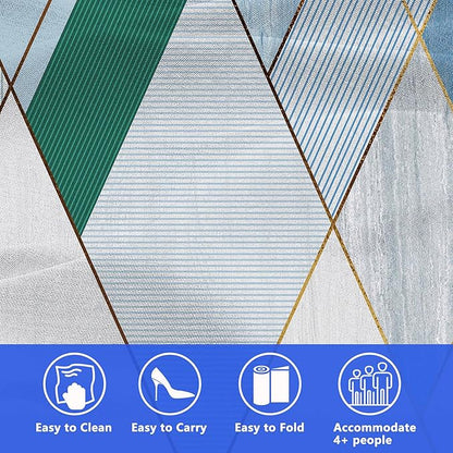 Picnic Blanket, Foldable Waterproof Sand Mat, 80" x 80" Extra Large Picnic Blanket,Outdoor Mat Beach Blanket for Camping Hiking Travel Family Concerts