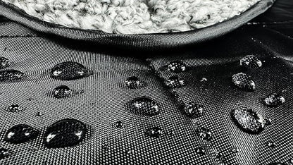 DOWN UNDER OUTDOORS Large Waterproof Windproof Extra Thick 350 GSM Quilted Fleece, or Sherpa Stadium Blanket