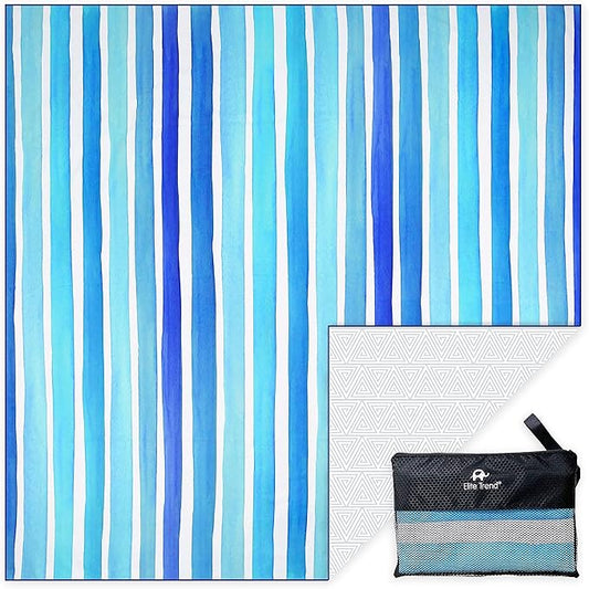 Elite Trend Microfiber Beach Towel - XXL 72x72 Inch Sand Free Quick Dry Towel for Travel, Swimming, Pool, Yoga, Hiking, Camping – Lightweight Fast Drying Microfiber Towel Compact for Adults