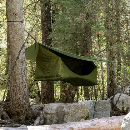 Haven Tents Lay Flat Hammock Tent - Waterproof Tent & Camping Hammock with Mosquito Net - Includes Insulated Pad and Rainfly - Haven Tent, Haven XL, Haven Safari