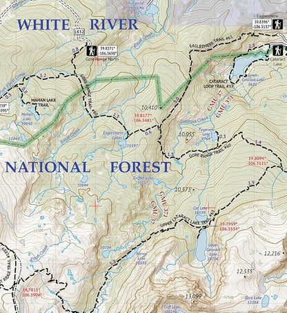 Outdoor Trail Maps LLC Eagles Nest Wilderness - Colorado Topographic Hiking Map (2018)