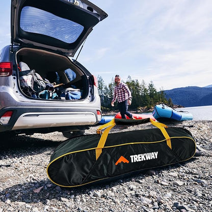 Trekway Waterproof Portable Vehicle Awning| Pop up Canopy | Sun Shade with Outdoor Privacy Wall| Great for Camping| Beach| Picnics| Etc.| Fit Great on Car| SUV| Jeep| Etc.