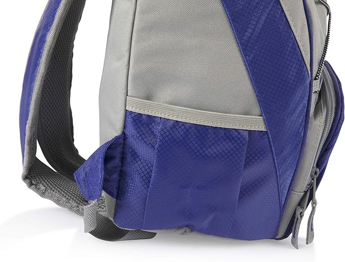 ONIVA - a Picnic Time brand PTX Backpack Cooler, Soft Cooler Backpack, Insulated Lunch Bag, (Navy Blue with Gray Accents)