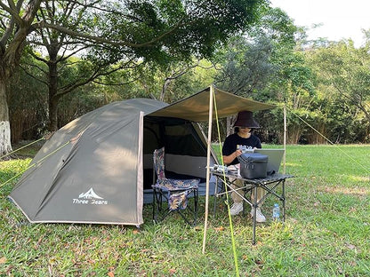 ThreeBears 2-Person Camping Tent, Waterproof & Windproof Lightweight Backpacking Tent for Hiking, Camping, Mountaineering & Travel - Durable & Easy Setup