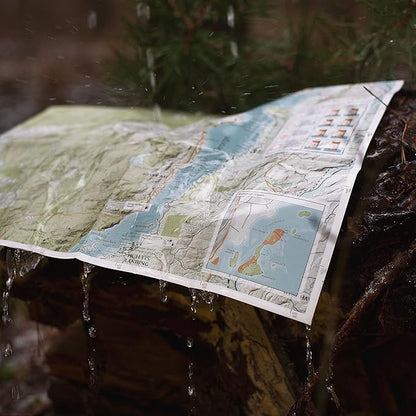 Lake Placid & Saranac Lake Winter Trails Map | Adirondacks High Peaks Hiking Map | Jackrabbit Ski Trail, Paul Smith’s College VIC, Cascade X-C Ski Center | Durable, Waterproof & Tear Resistant
