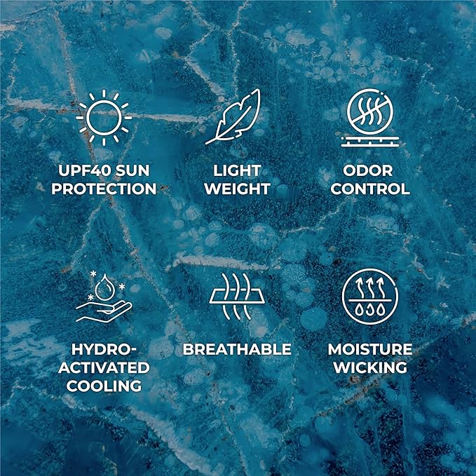 SHAKEitCOOL Original Cooling Towel – Be Cool in Style - Heat Relief, Soft, Lightweight, Sun Protection, Easy Clean - Perfect for Biking, Running, Yoga, Gym, Gardening - Watermelon