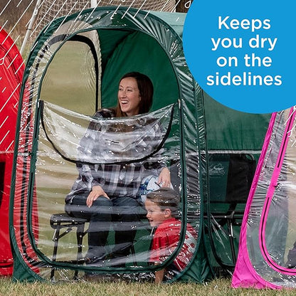 WeatherPod® The Original Shark Tank MyPod™ 1-2 Person Pop-Up Pod - Stay Warm, Dry, and Out of The Sun - Weather Pod for Sports, Rain, or Wind