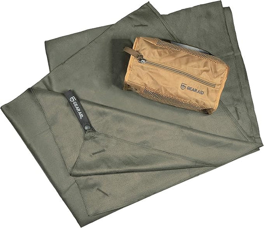 Gear AID Quick Dry Microfiber Towel for The Gym, Travel and Camping