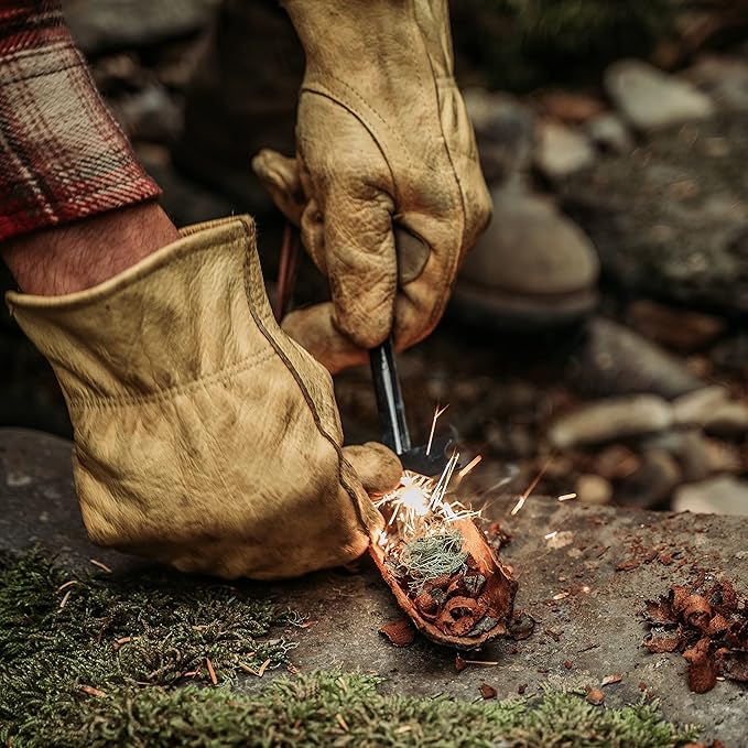 überleben Fire Starter for Survival - Waterproof Flint and Steel - Camping Fire Starter