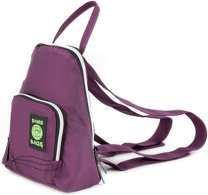 DIME BAGS - Club Kid Backpack - Stylish Mini Backpack with, Water-Resistant Material (Plum)