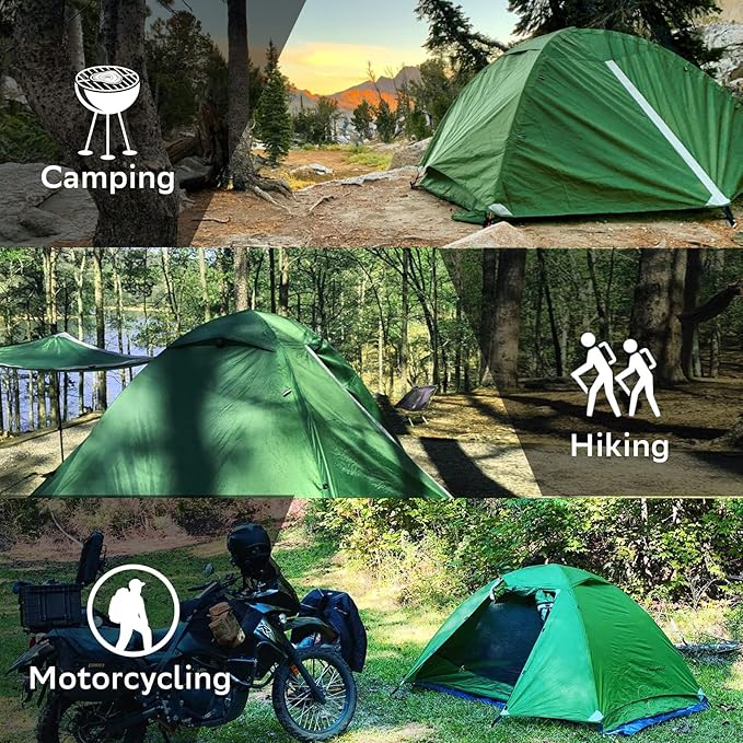 Clostnature Crux Lightweight Tent for Backpacking - 1/2/3/4 Person Ultralight Backpacking Tent, Waterproof Easy Setup Camping Tent, Hiking Tent for Outdoor, Hiking and Mountaineering