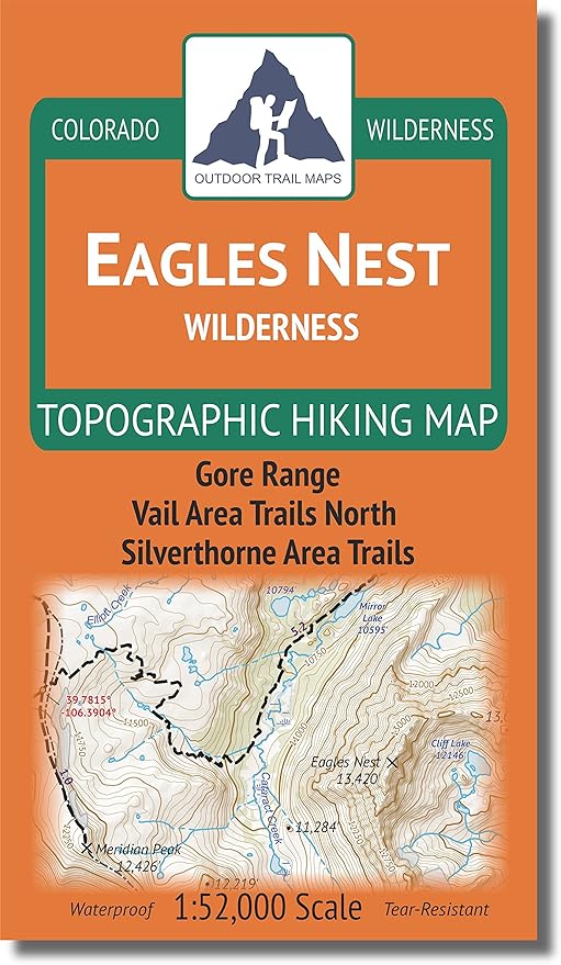Outdoor Trail Maps LLC Eagles Nest Wilderness - Colorado Topographic Hiking Map (2018)