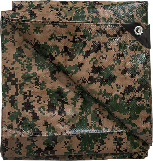 Stansport Camo Medium-Duty Rip-Stop Tarp
