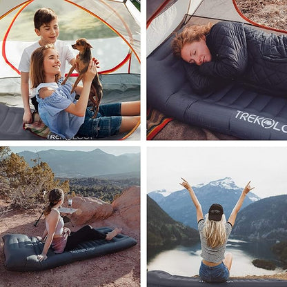 TREKOLOGY Sleeping Pad for Camping, UL140 Ultralight Backpacking Sleeping Mats for Adults Blow Up for Camping Sleeping Pads