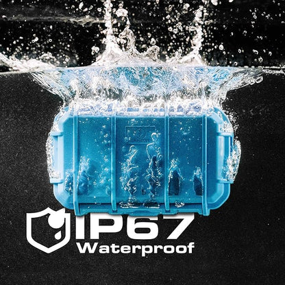 Seahorse 56 OEM Portable Waterproof Dry Box Hard Protective Micro Case - Mil Spec/USA Made / IP67 Waterproof/Lockable/Airtight/Smell Proof - for Hand Tools, Ammo Boxes, Stash Box