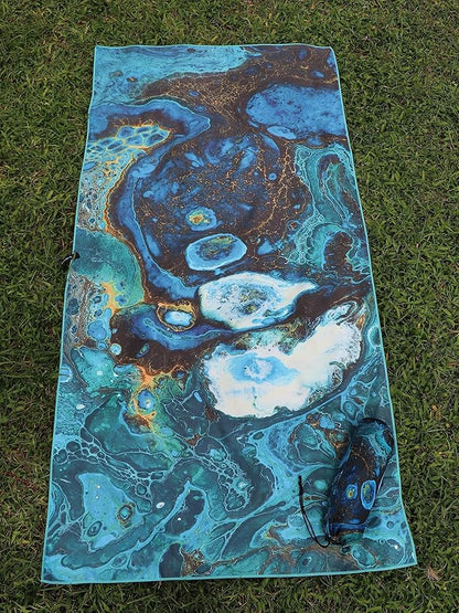 , Camping Towels,Microfiber Towel 2 Size at 1 Pack Towels, Quick Dry Towel, Swim Towel, Travel Beach Towel,Hiking Towel, Camping essentials