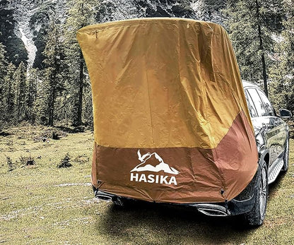 Hasika Camping Tent 2 Person Sun Shade Privacy Shelter Easy Set Up 120 Seconds Waterproof 3000MM UPF 50+ Yellow
