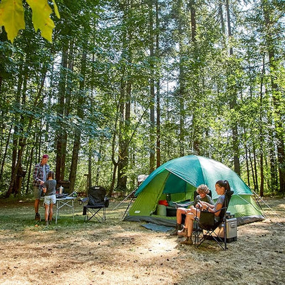 Coleman Sundome 4-Person Tent with Rainfly, Weatherproof Tent Sets Up in 10 Mins