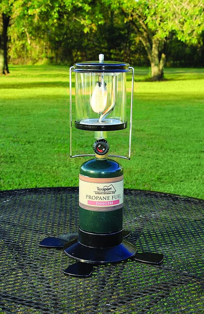 Texsport Single Mantle Propane Lantern for Outdoor Use Green