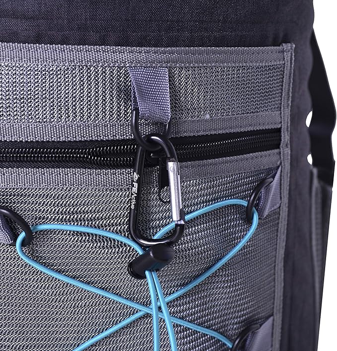 FE Active Waterproof 35L Insulated Cooler Backpack with Dry Ice Storage - Versatile for Camping, Beach & Fishing - Designed in California, USA - Back Pack Cooler - Waterproof Fishing Backpack