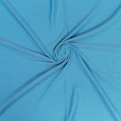 Breathable Airplane Keep Warm Travel Blanket Towel Quick Dry Comfortable Cotton Oversized 39" x 72" Compact Portable Essentials Quick Dry Beach Towel Car Camping (Turquoise Blue)